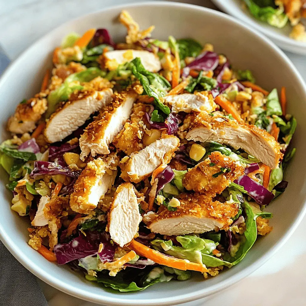 Looking for a refreshing twist on your usual salad? This Crunchy Chicken Salad combines tender chicken, crisp veggies, and a zesty dressing that will awaken your taste buds! Perfect for lunch or a light dinner, this easy recipe is not only delicious but also packed with protein. Save this pin for your next meal prep or picnic!