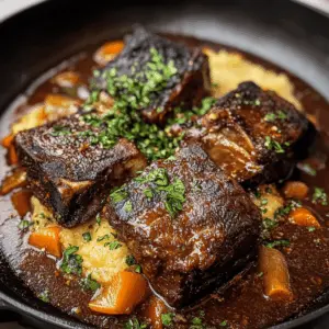 Get ready for a warm and comforting dish with these French Style Braised Short Ribs! Tender, flavorful, and infused with aromatic herbs, this recipe features rich beef that melts in your mouth. Perfect for family gatherings or special occasions, save this recipe to impress your guests with a taste of France at home!
