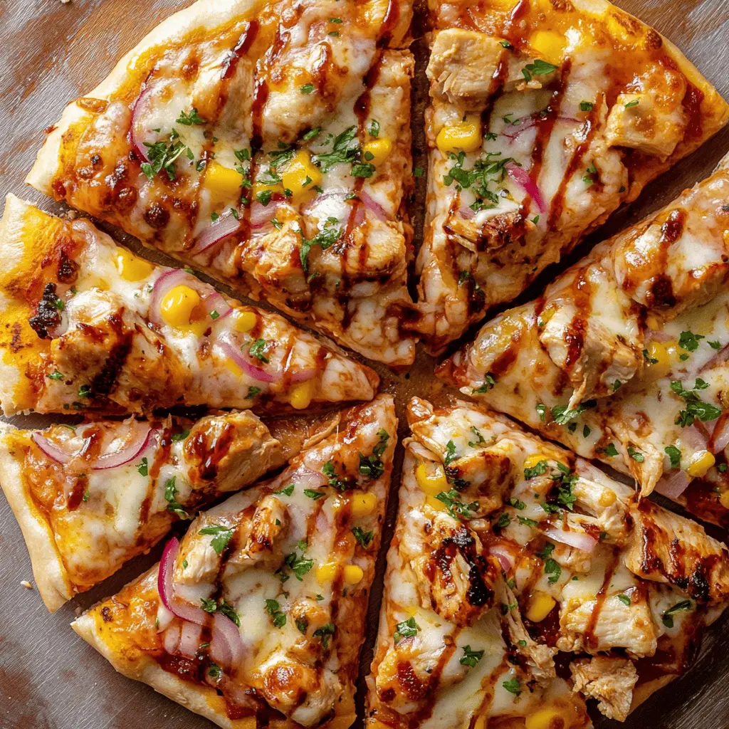 Easy Grilled BBQ Chicken Pizza for Summer