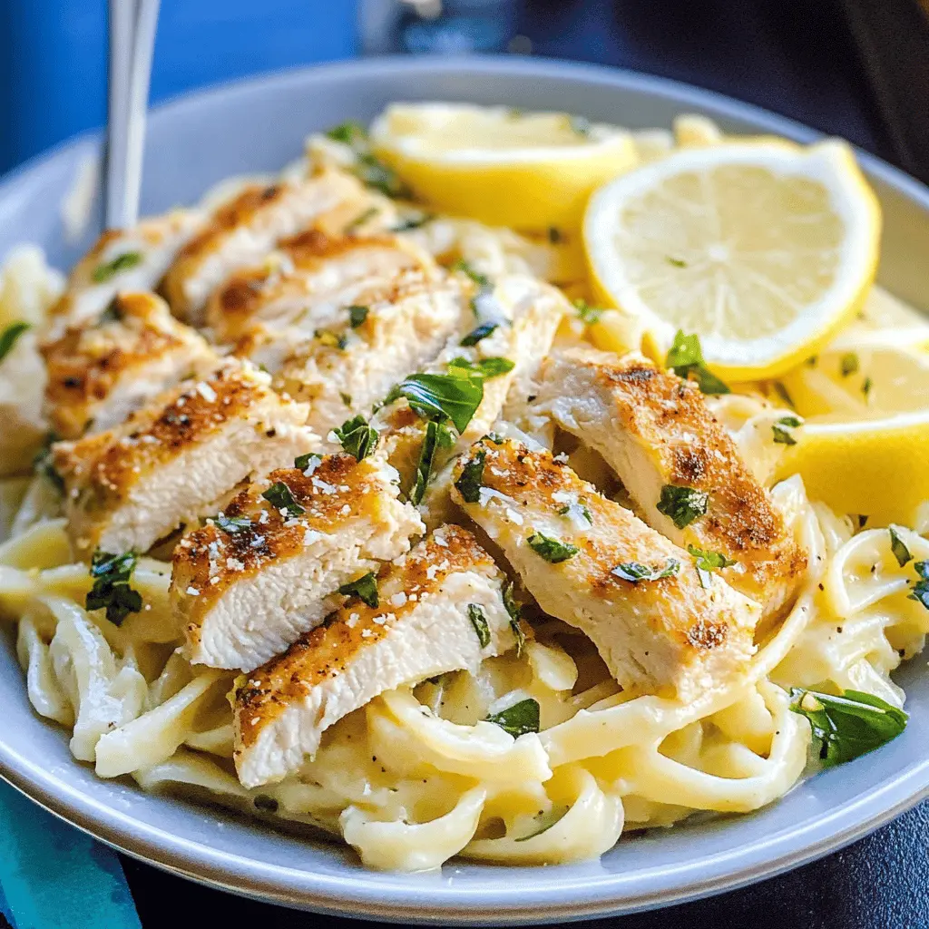 Brighten up your dinner with this delicious Lemon Chicken Pasta! Featuring tender chicken, fresh lemon zest, and creamy sauce, it’s a delightful blend of flavors that's perfect for a weeknight meal or special occasion. Save this recipe to impress your family and friends with a dish that’s both easy and packed with zest!