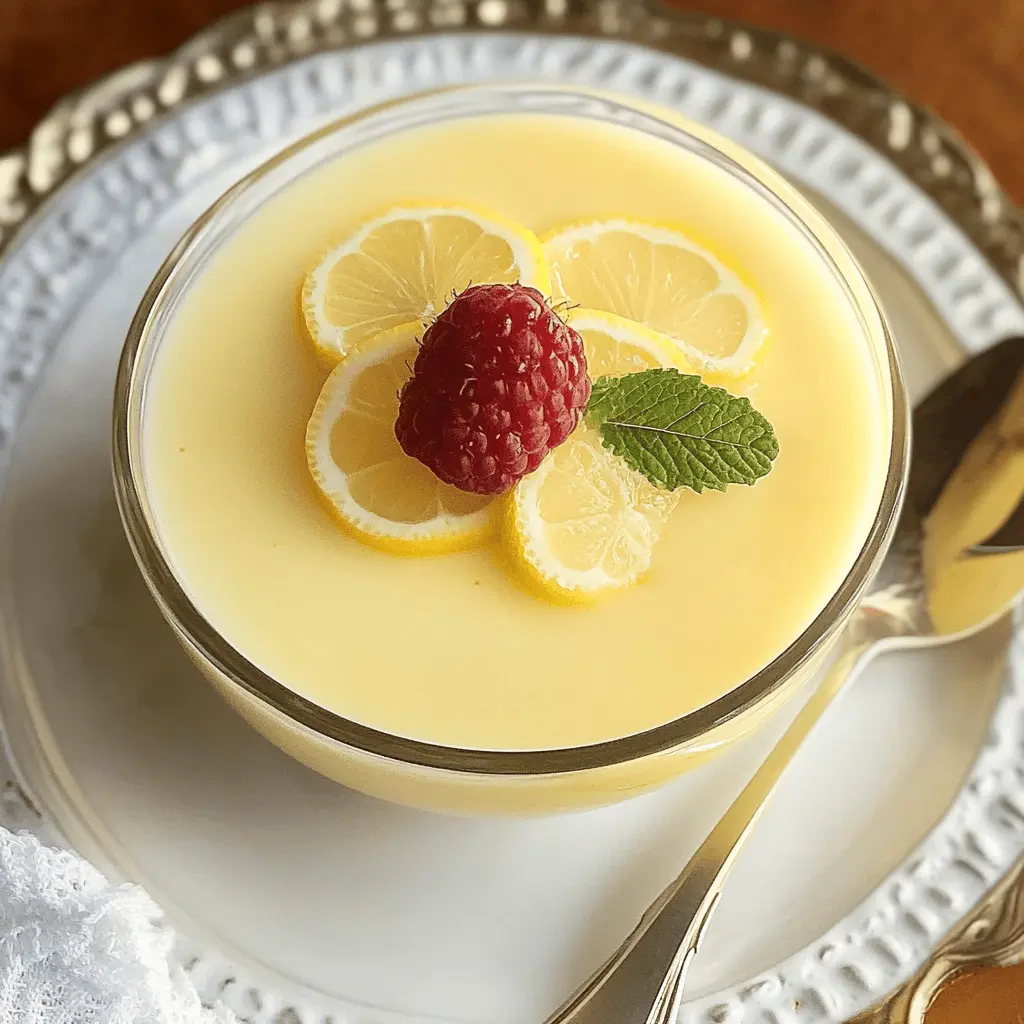 Easy Creamy Lemon Posset Dessert Recipe