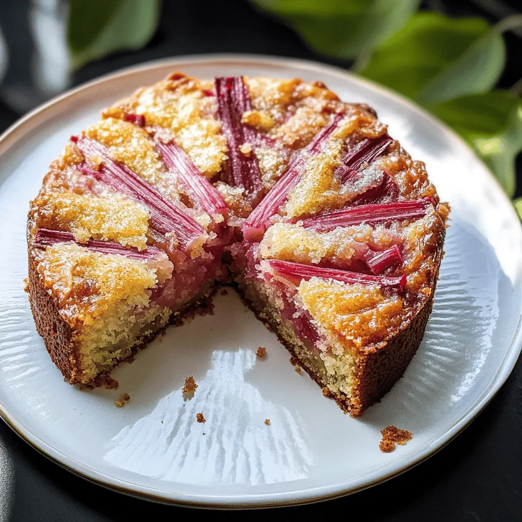 This Moist Rhubarb Cake is a delightful treat bursting with tangy rhubarb flavor and a soft, tender crumb. Perfect for afternoon tea or dessert, it offers a unique twist with its blend of sweet and sour notes. Don’t forget to save this recipe for your next gathering or simply to enjoy during rhubarb season!