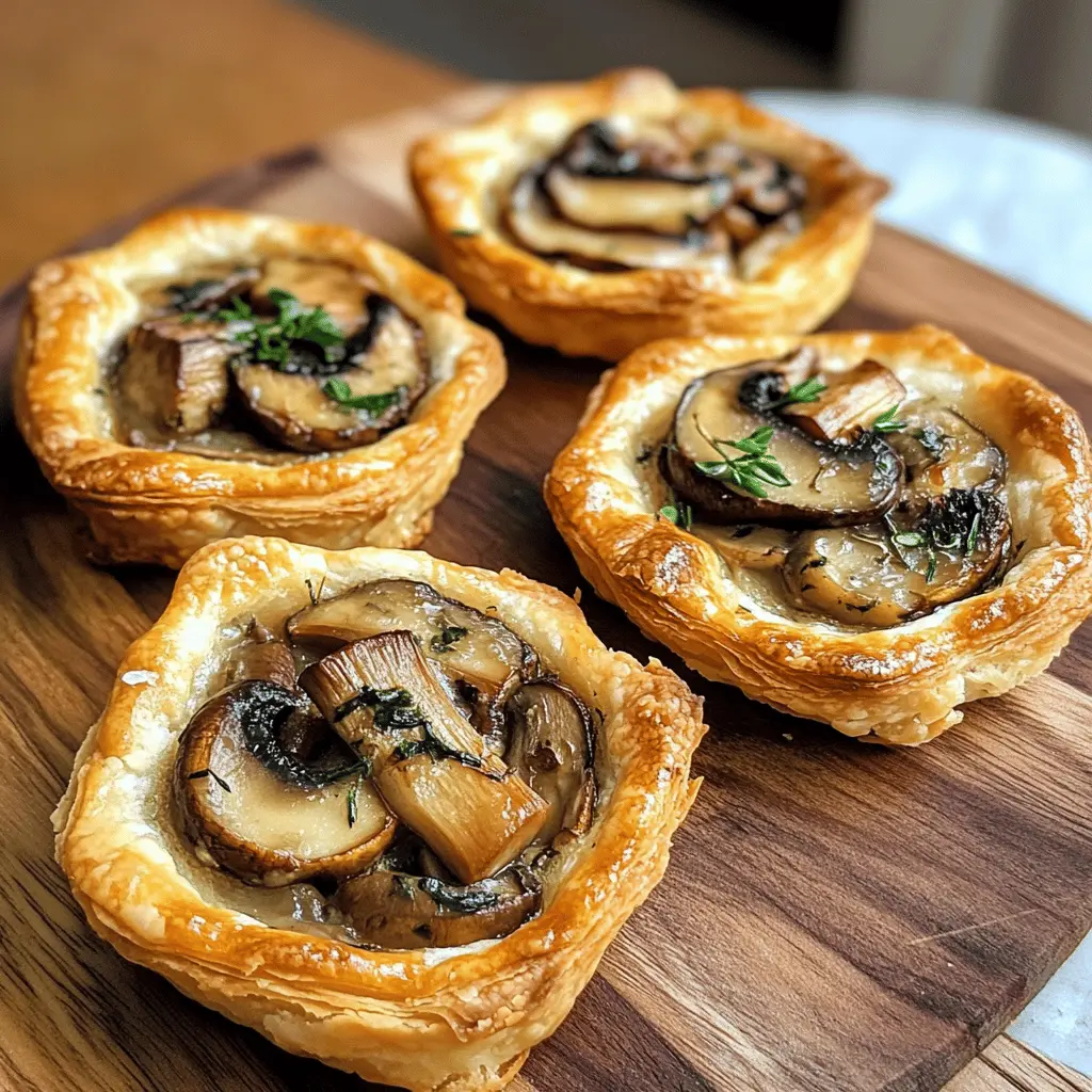 These Mushroom and Goat Cheese Tarts are the perfect blend of earthy flavors and creamy goodness! With a flaky pastry base crowned with savory mushrooms and tangy goat cheese, these tarts are a delightful addition to any gathering. Save this recipe for your next brunch or dinner party and impress your guests with a tasty bite-sized treat!