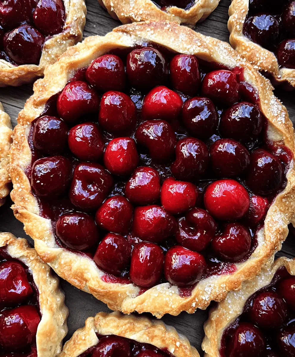 Easy Rustic Cherry Tarts Recipe