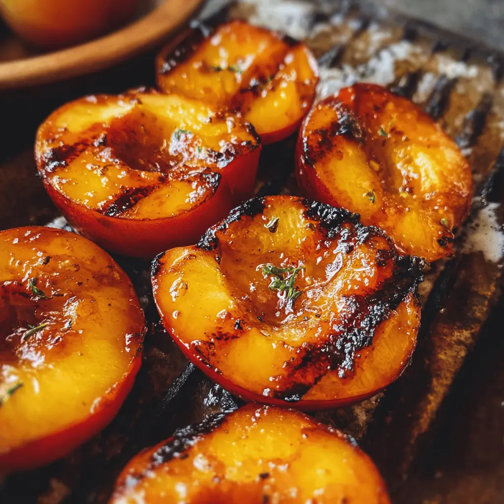 Easy Brown Sugar Grilled Peaches Recipe
