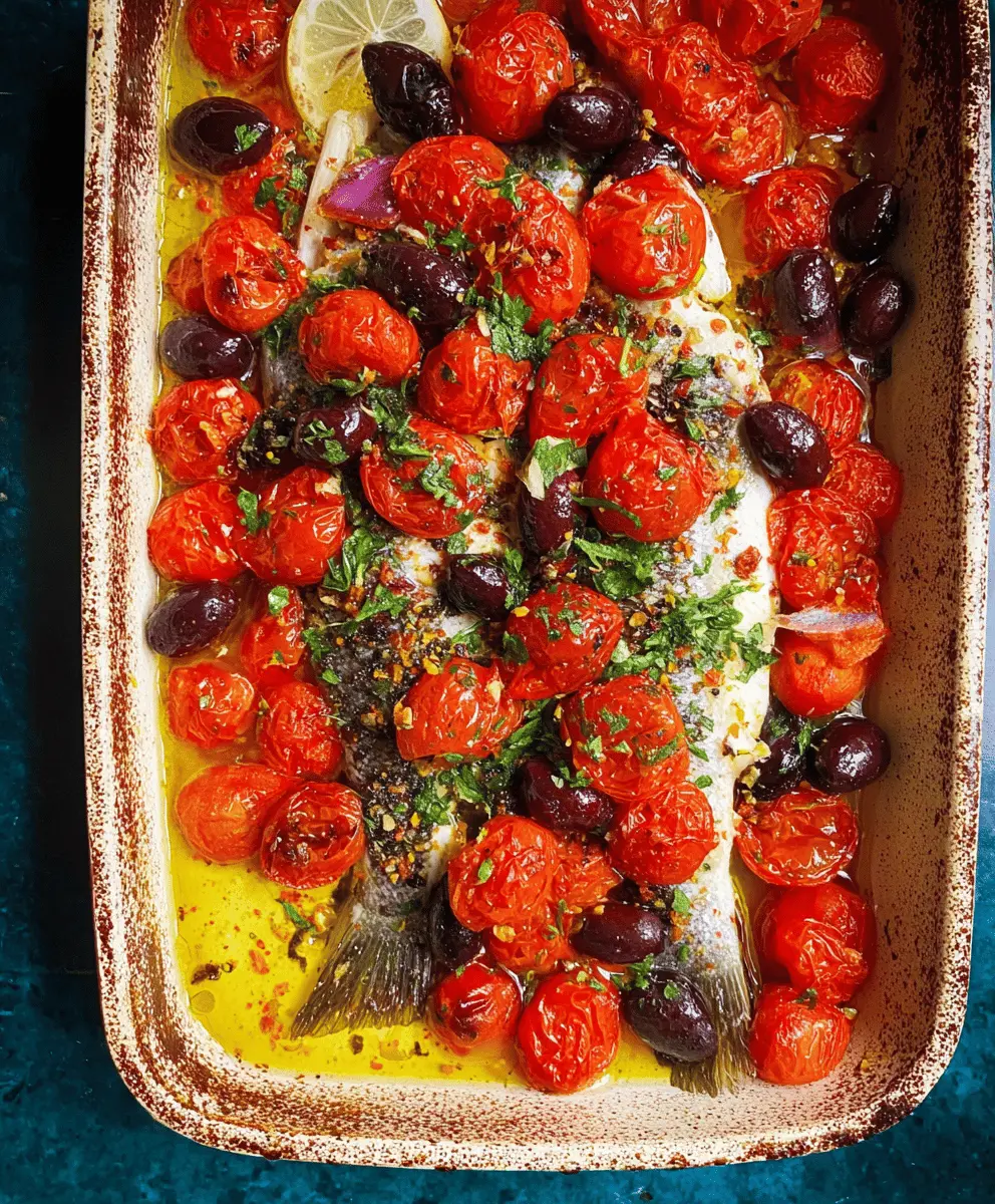 Easy Mediterranean Baked Fish Recipe