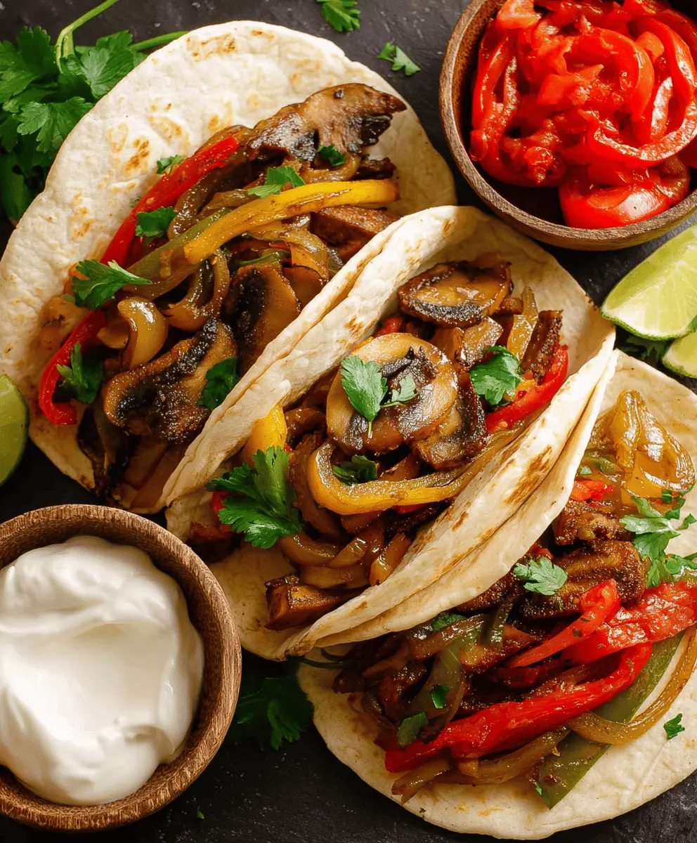 Easy Vegan Fajitas with Peppers and Onions