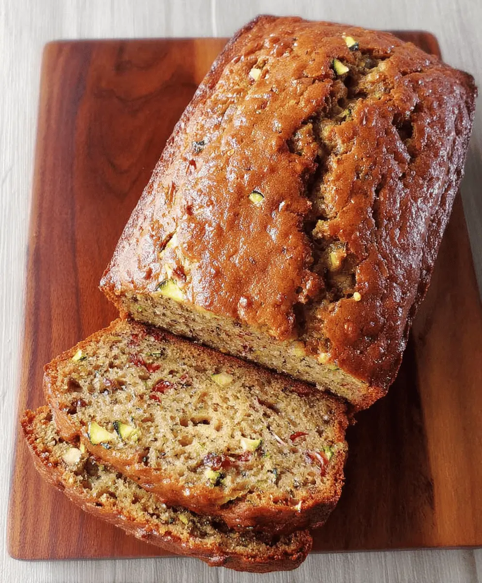 Easy Moist Zucchini Banana Bread Recipe