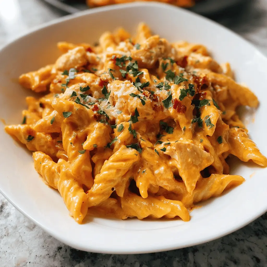 Easy One-Pot Buffalo Chicken Pasta Recipe