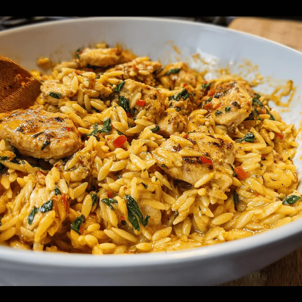 Easy Cajun Chicken Orzo Recipe
