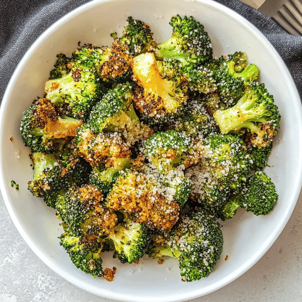 Easy Crispy Air Fryer Broccoli Recipe