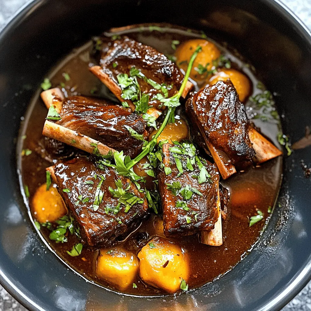 Easy Crockpot Beef Short Ribs Recipe
