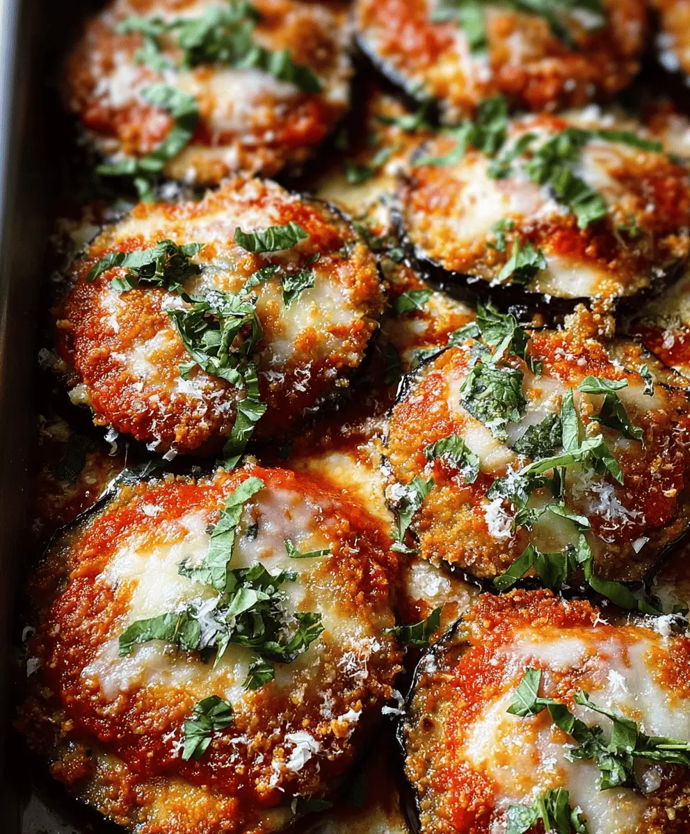 Easy Crispy Baked Eggplant Parmesan Recipe