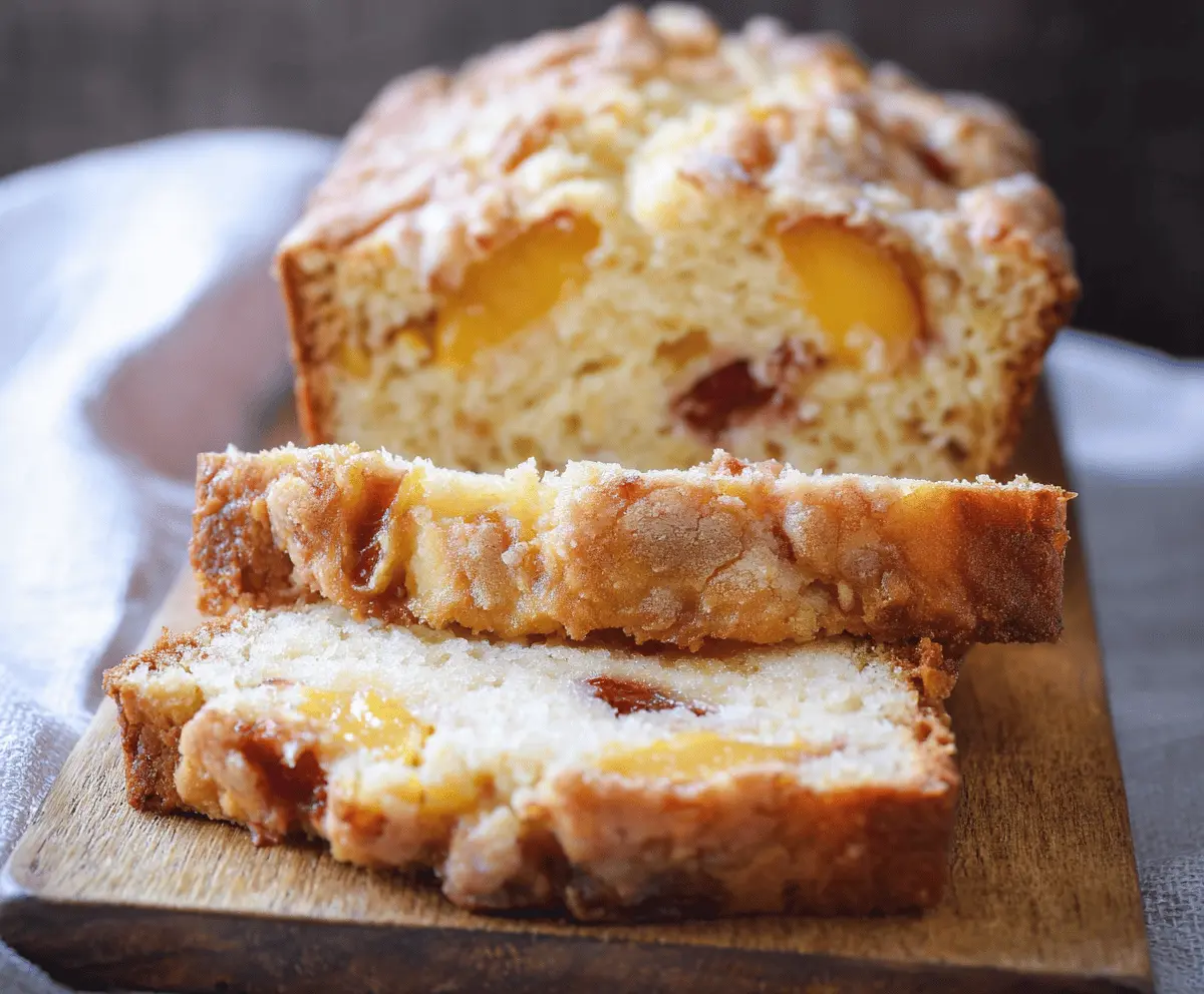 Easy Homemade Peach Bread Recipe