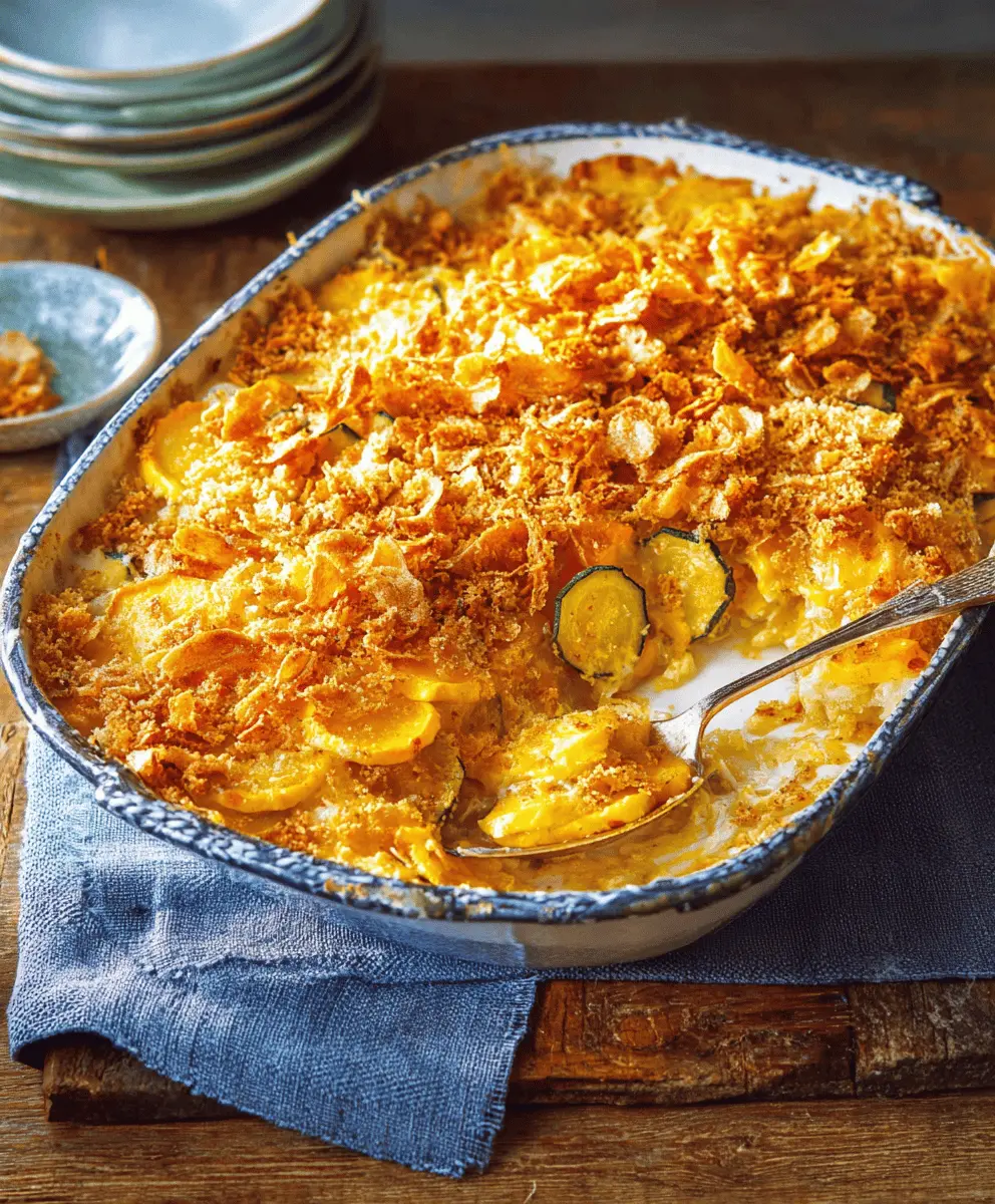 Easy Cheesy Southern Squash Casserole Recipe