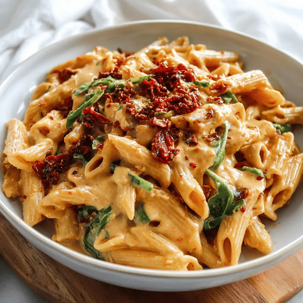 Easy Creamy Sun-Dried Tomato Pasta Recipe
