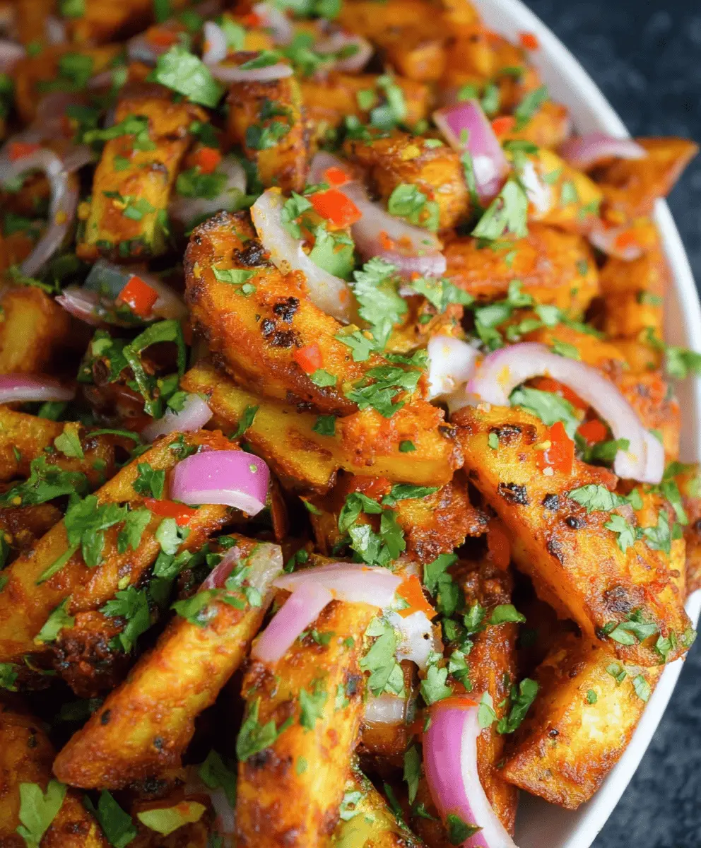 Easy Masala Chips Indian Dirty Fries Recipe