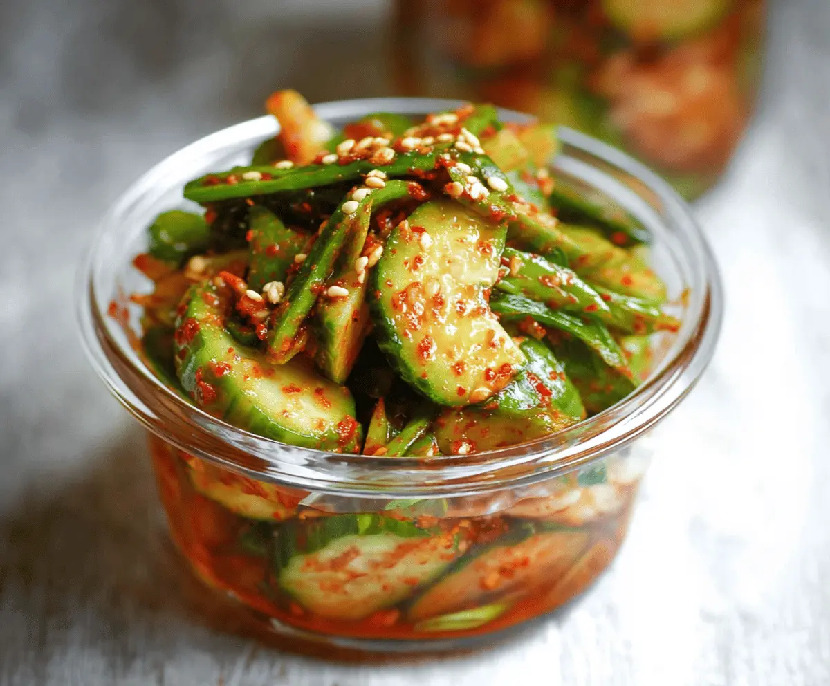 Easy Cucumber Kimchi Recipe for Beginners