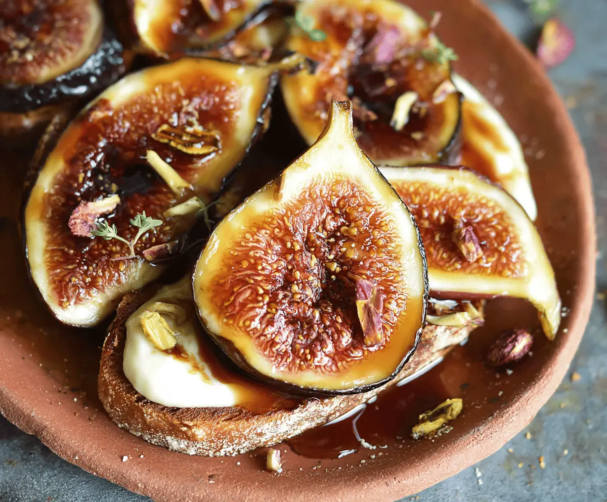 Easy Honey Balsamic Roasted Figs Recipe
