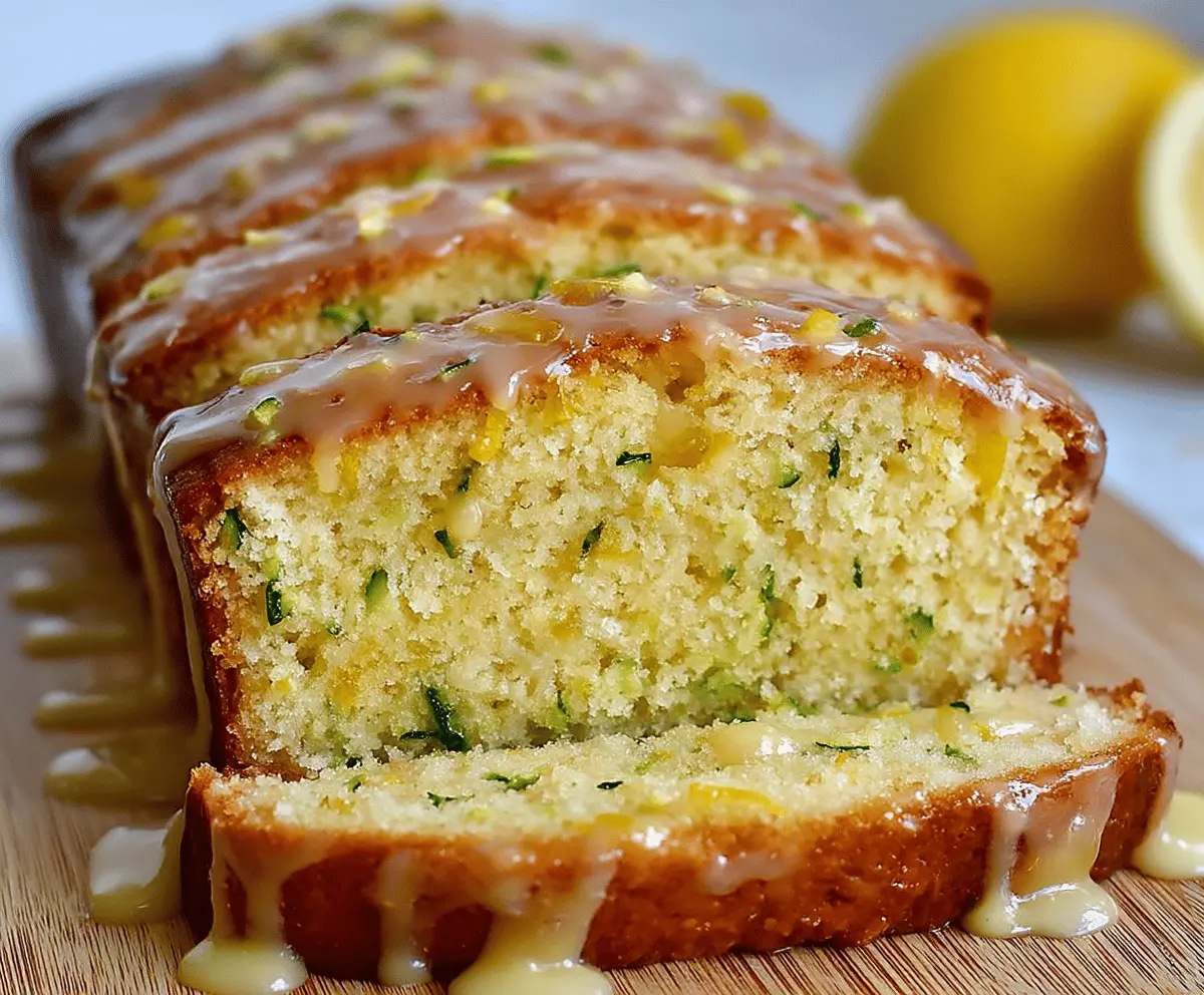 Moist Lemon Zucchini Bread Recipe