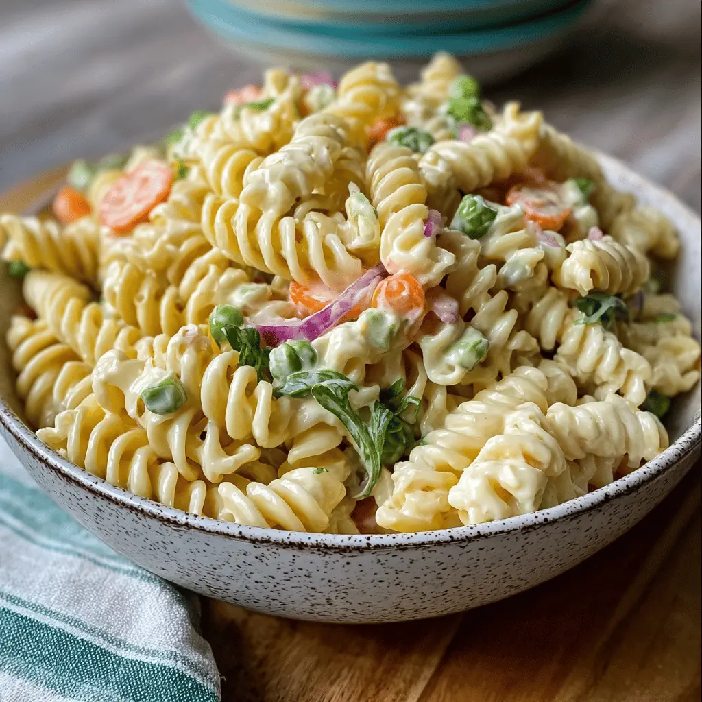 Creamy Pasta Salad Recipe with Easy Dressing