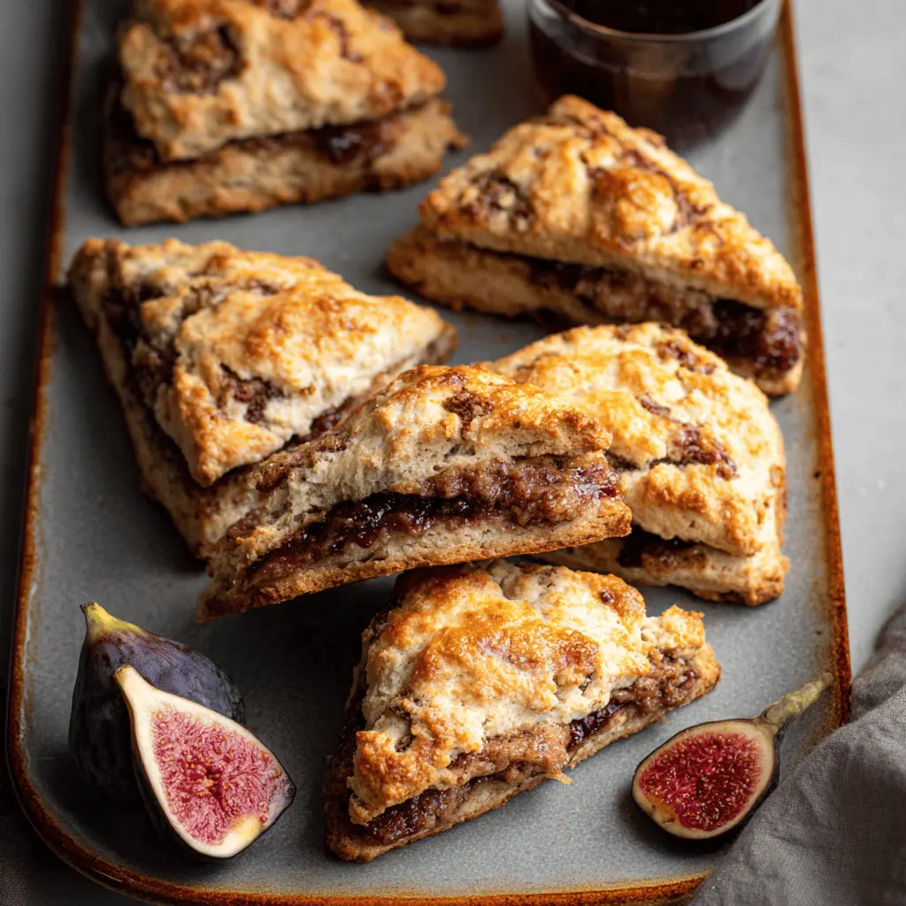 Flaky Layered Fig Scones Recipe