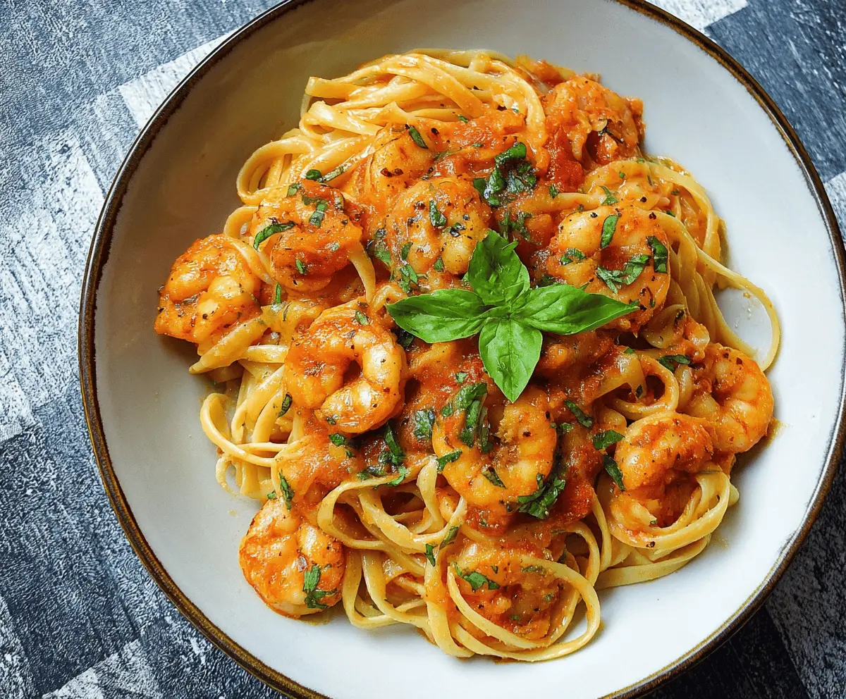 Easy Italian Shrimp Pasta Recipe