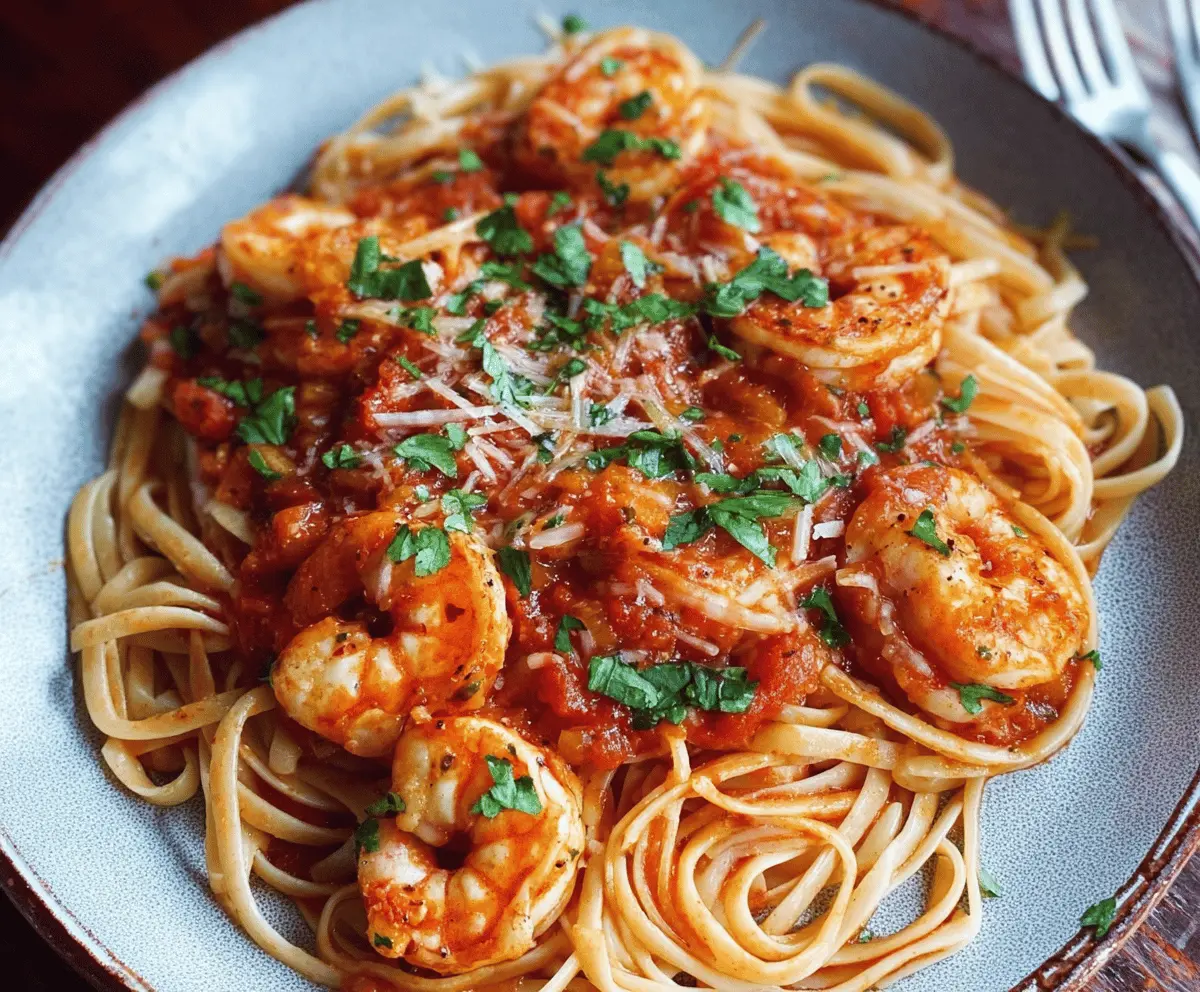 Easy Shrimp Fra Diavolo Linguine Recipe