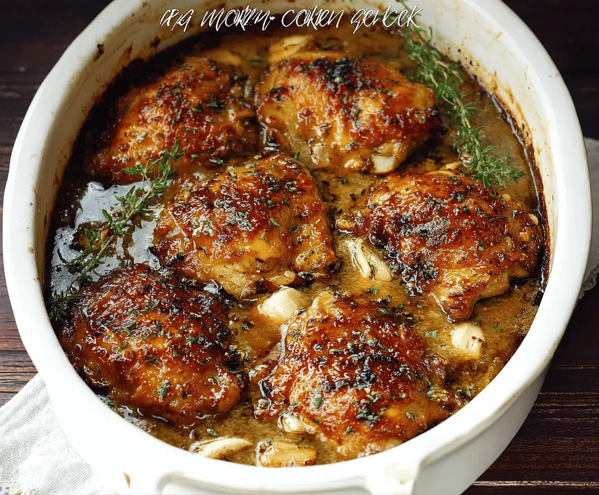 Easy Crockpot Chicken Thighs Recipe for Family Dinners