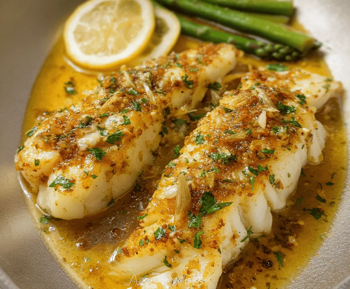 Easy Garlic Butter Cod Recipe for Dinner