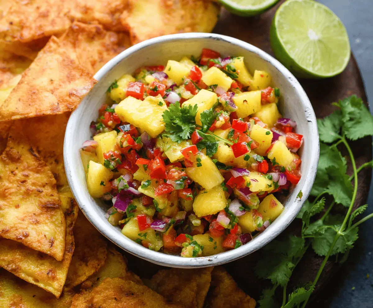 Fresh Pineapple Salsa Recipe for Summer