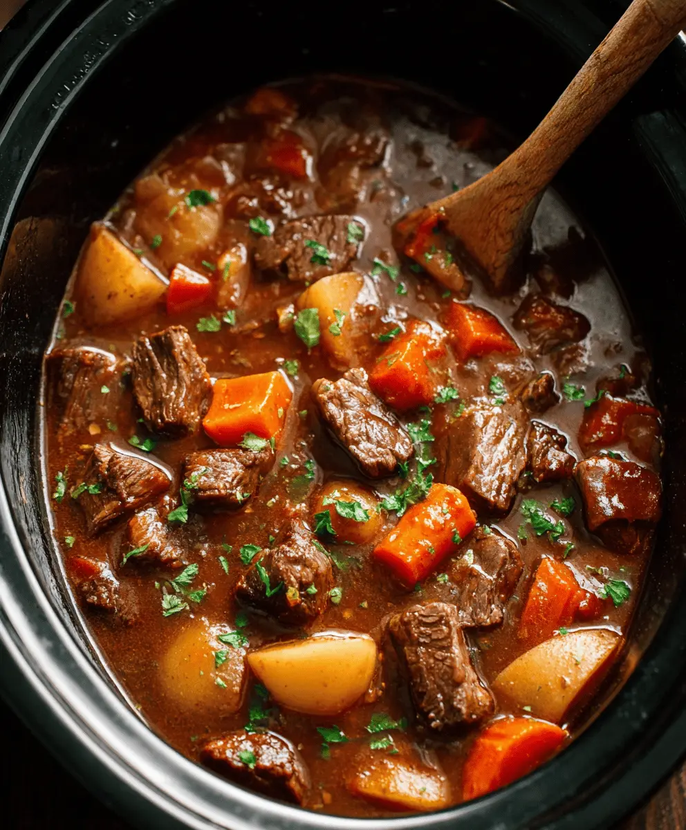 Easy Slow Cooker Beef Stew Recipe for Cozy Dinners