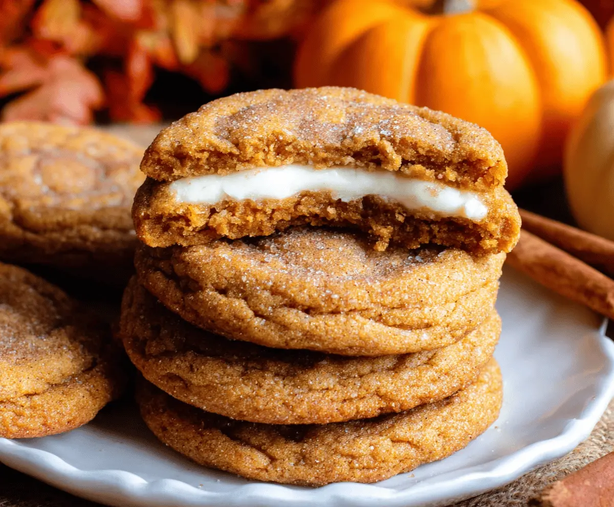 Soft Pumpkin Cheesecake Cookies Recipe