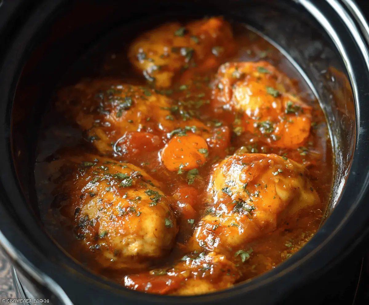 Easy Crock Pot Catalina Chicken Recipe