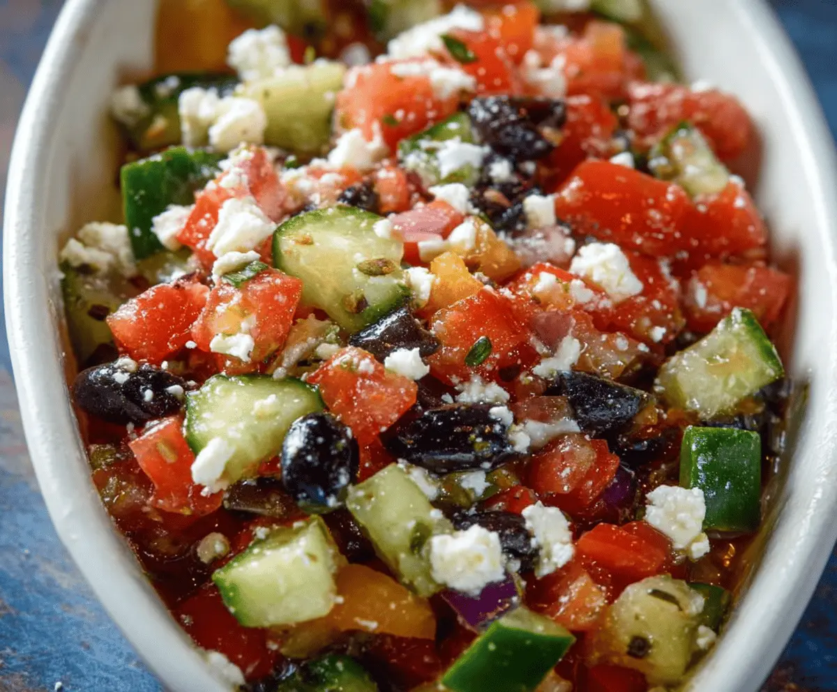 Fresh and Zesty Greek Salsa Recipe