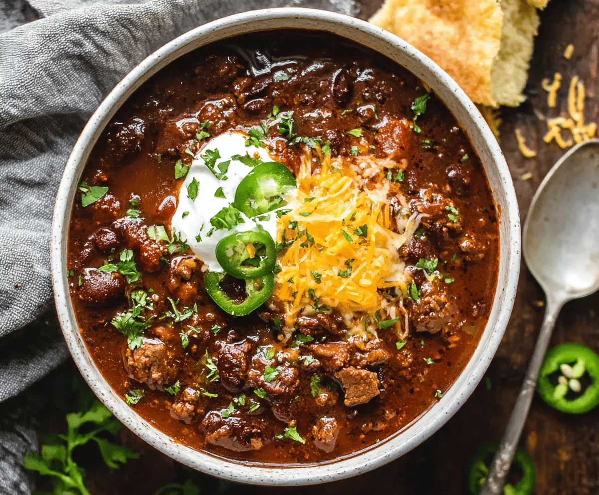 Best Beef Chili Recipe for Cozy Nights
