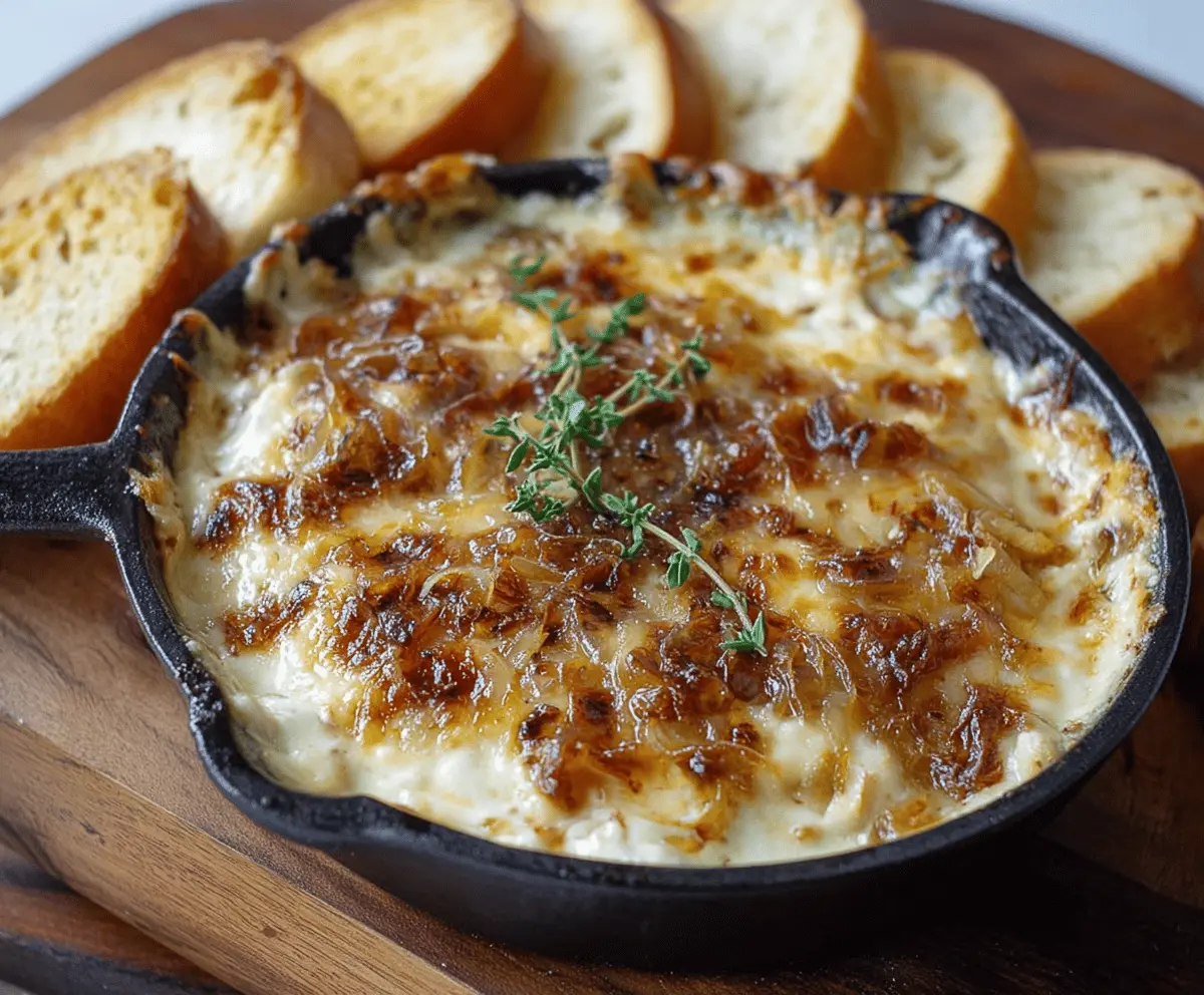Caramelized Onion and Gruyere Dip Recipe