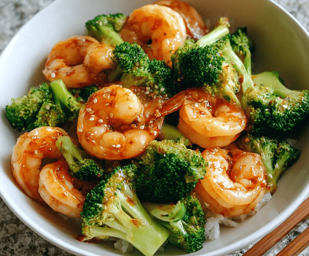 Easy Shrimp and Broccoli