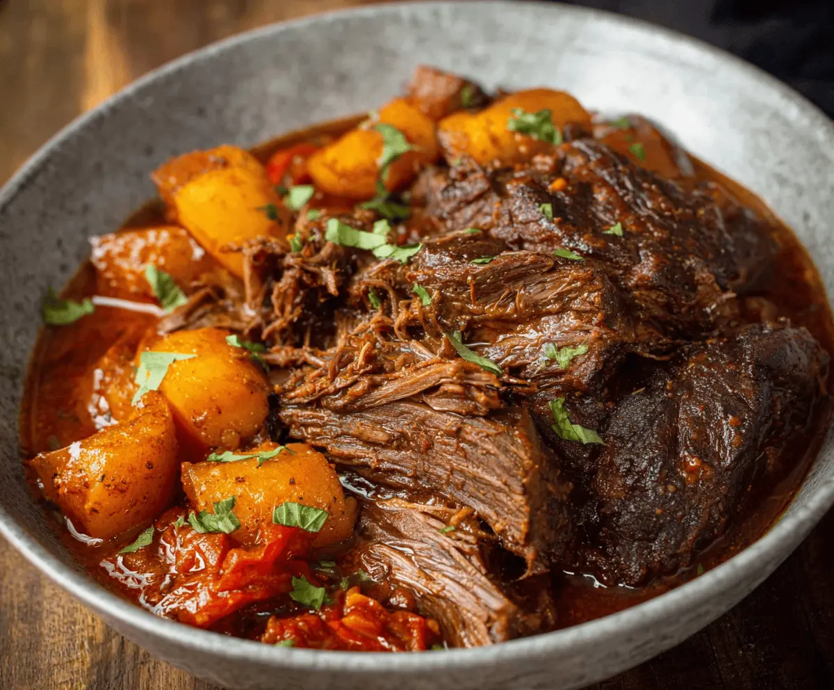 Slow Cooker Caribbean Pot Roast