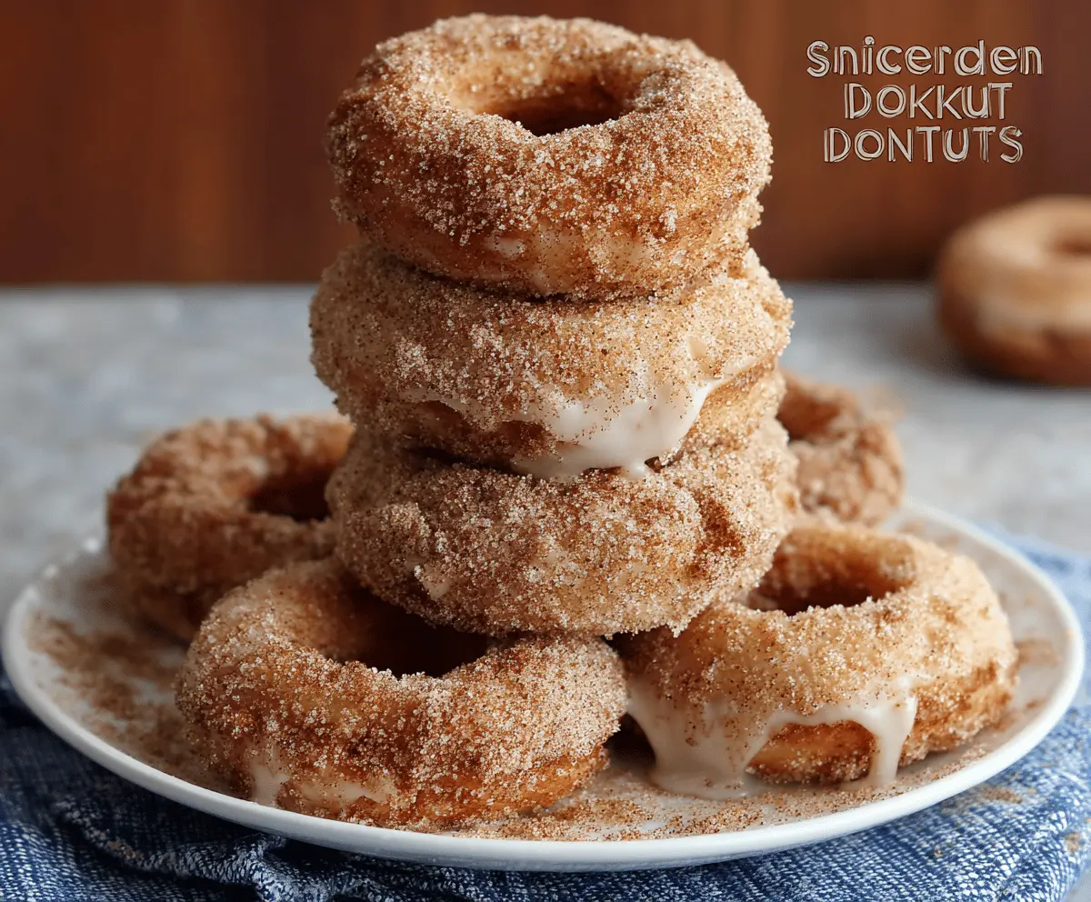 Snickerdoodle Donuts