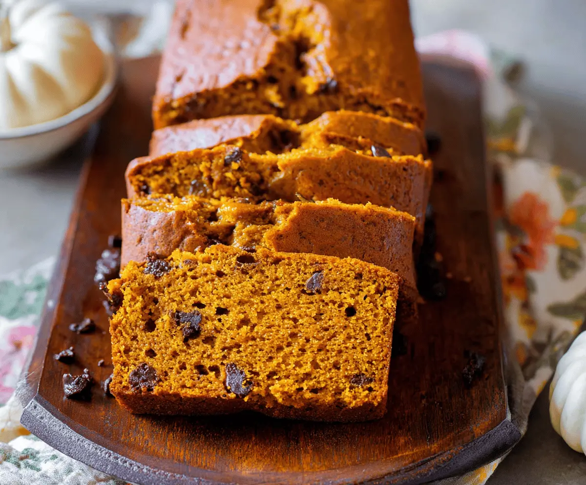 Sweet Pumpkin Spice Bread