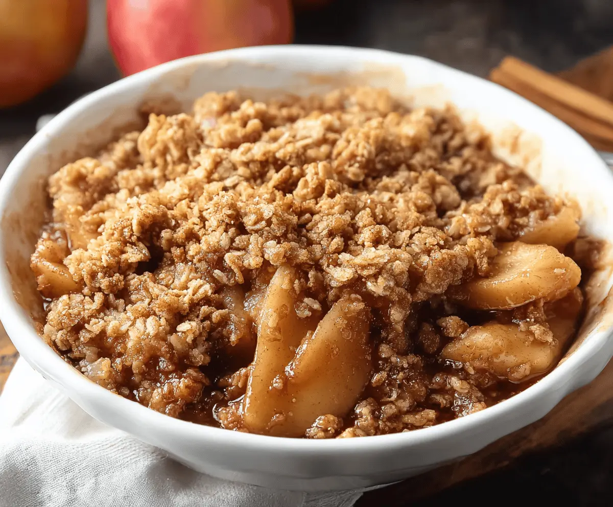 The Best Apple Crisp Recipe