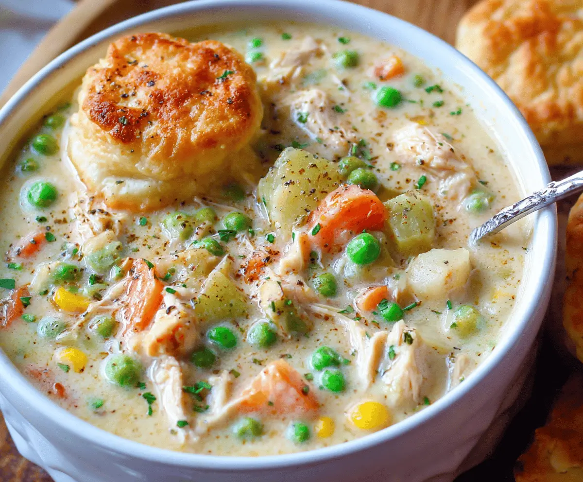 Chicken Pot Pie Soup
