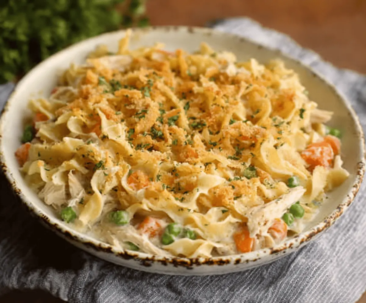 Classic Chicken Noodle Casserole
