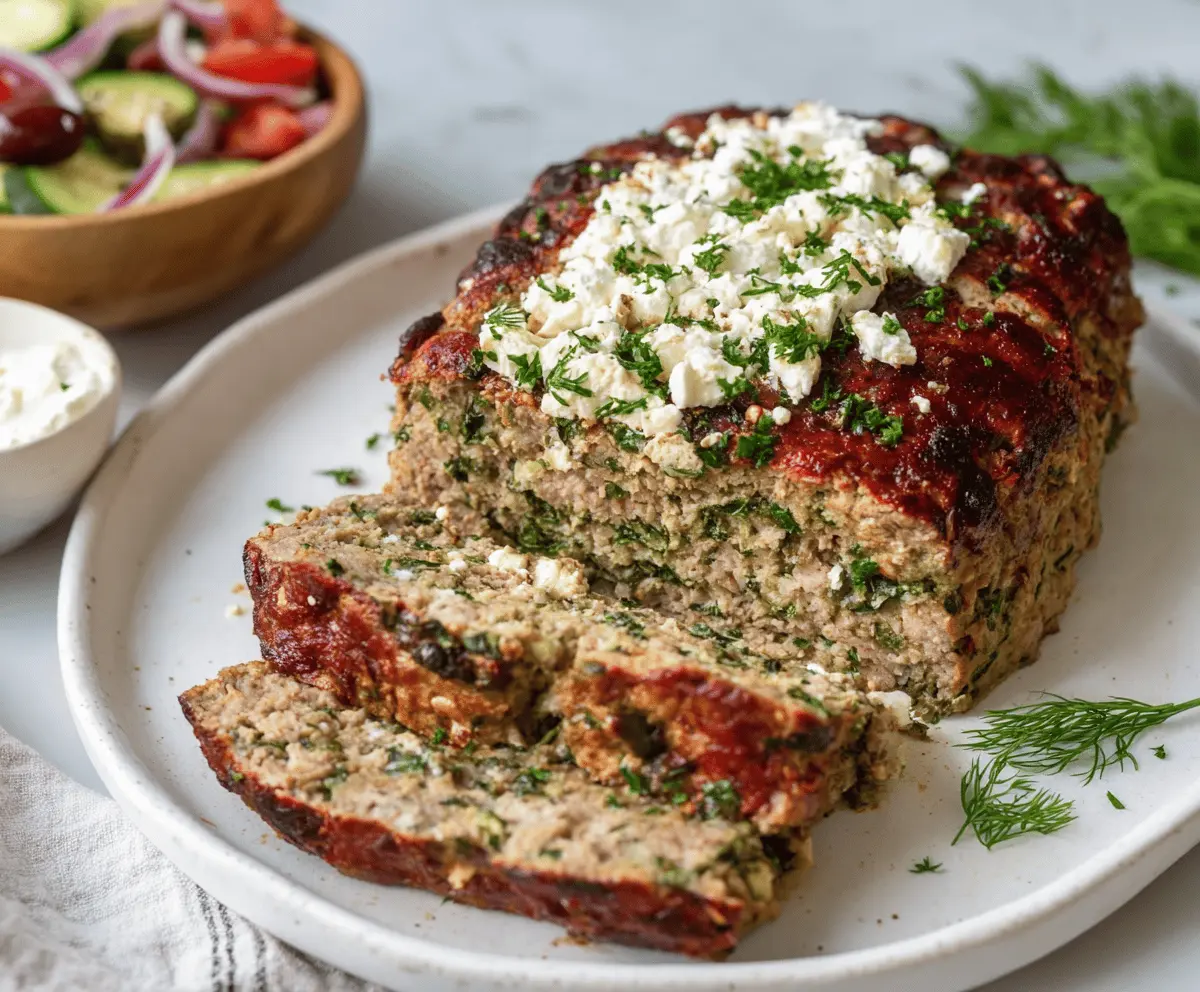 Greek-Style Keto Meatloaf