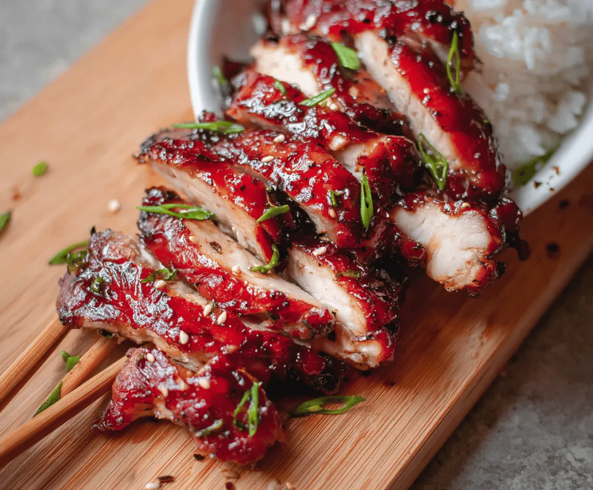 Irresistible Char Siu Chicken Recipe with 10 Minute Prep Magic