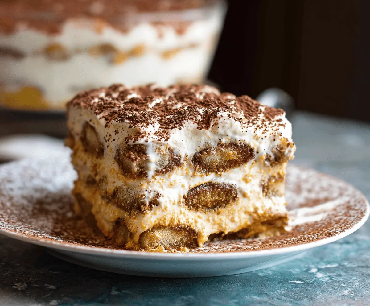 Pumpkin Chai Tiramisu