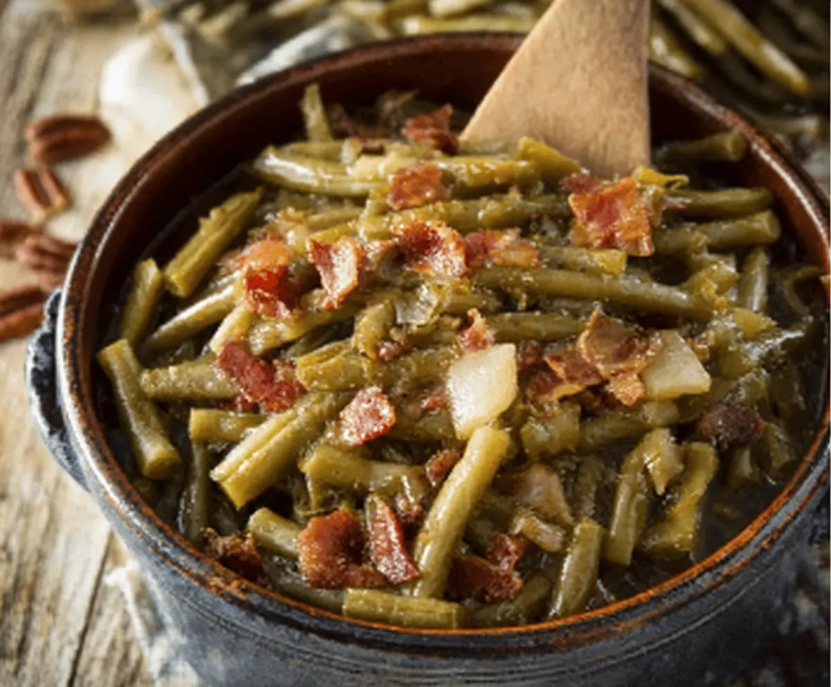 Slow Cooker Southern Green Beans