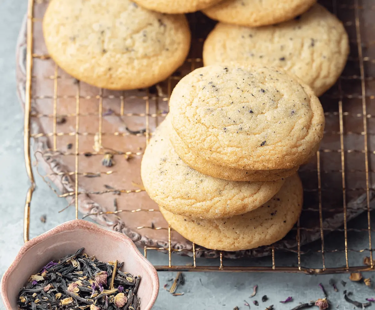 Soft Earl Grey Sugar Cookies