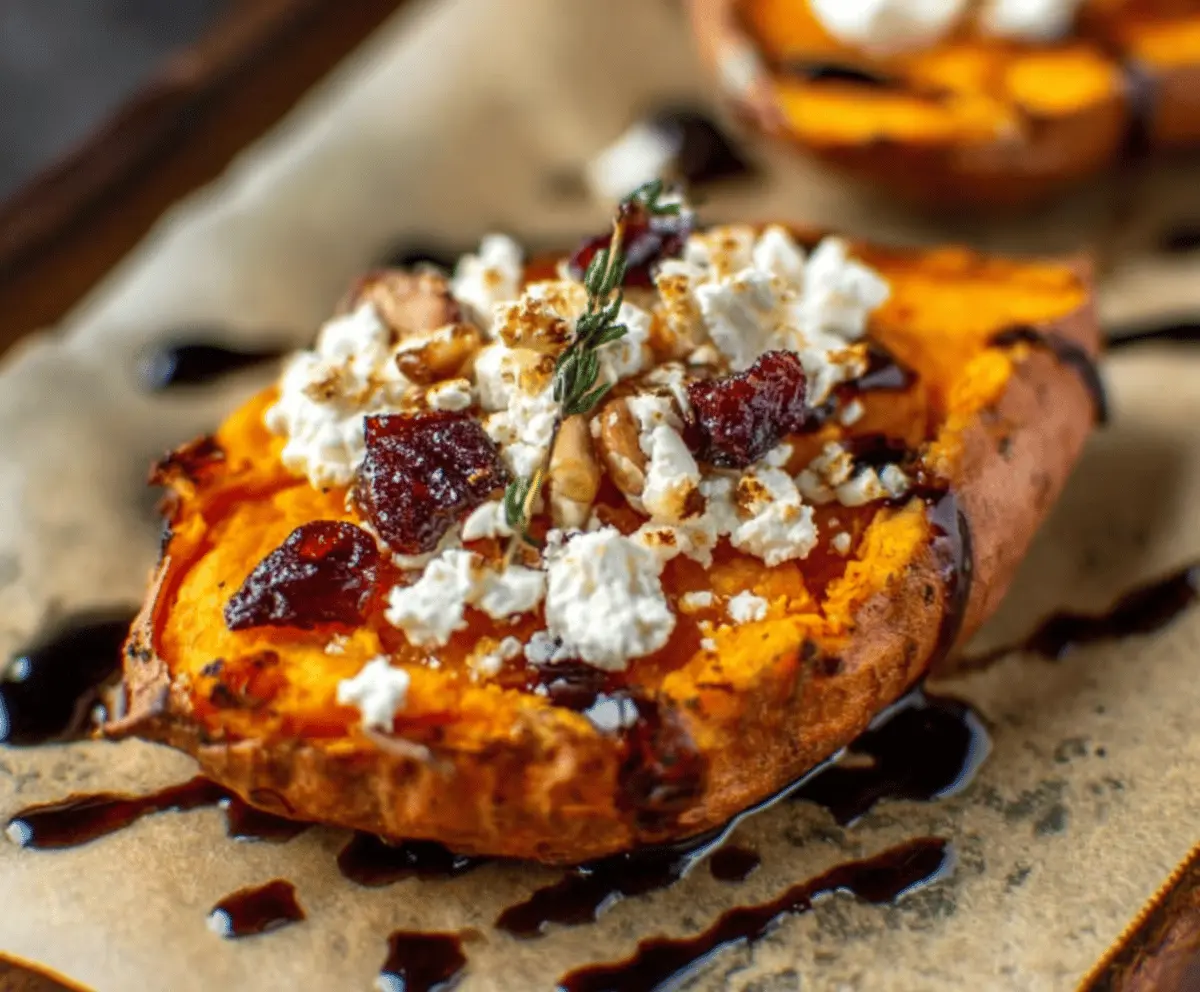 Sweet Potato Goat Cheese